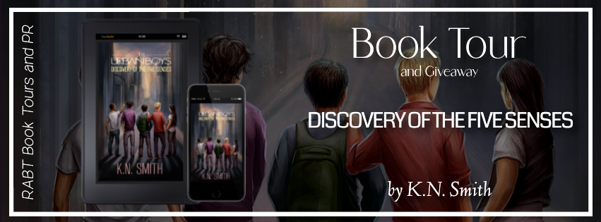 Virtual Book Tour: Discovery of the Five Senses by K.N. Smith #blogtour #bookreview #giveaway #youngadult #yamystery #yafantasy #mystery #Rabtbooktours @RABTBookTours