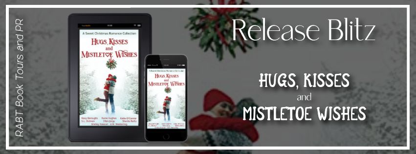 Hugs, Kisses and Mistletoe Wishes banner