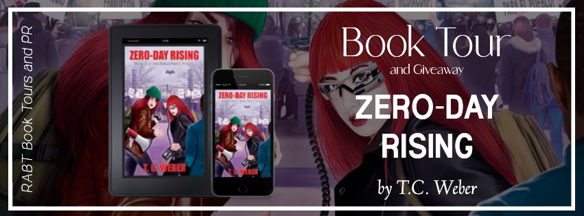 Virtual Book Tour: Zero-Day Rising by T.C. Weber #blogtour #giveaway #scifi #technothriller #interview #rabtbooktours @savethereefs @RABTBookTours