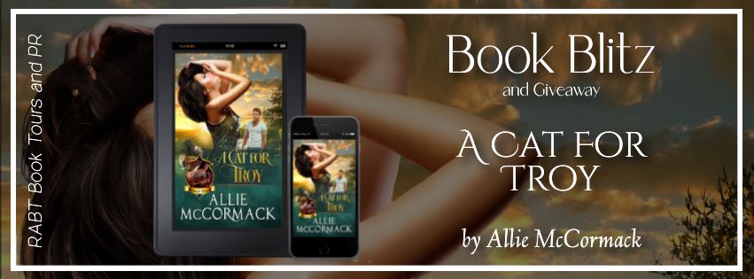 Book Blitz: A Cat for Troy by Allie McCormack #promo #paranormalromance #giveaway #rabtbooktours @RABTBookTours @AllieMcCormackK