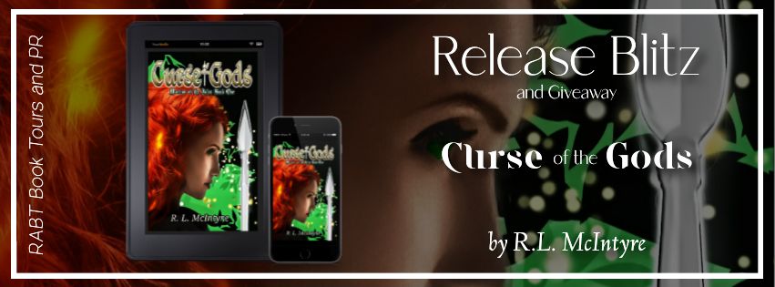 Release Blitz: Curse of the Gods by R.L. McIntyre #promo #releaseday #giveaway #youngadult #yafantasy #historical #rabtbooktours @RABTBookTours 