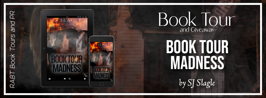 Virtual Book Tour: Book Tour Madness by SJ Slagle #blogtour #interview #mystery #giveaway #booktourmadness #rabtbooktours @jeanne_harrell @RABTBookTours 