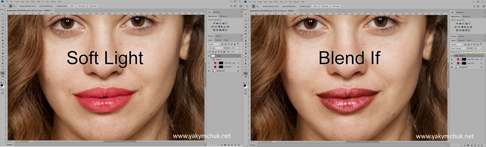 Как накрасить губы в Photoshop - Уроки по Adobe