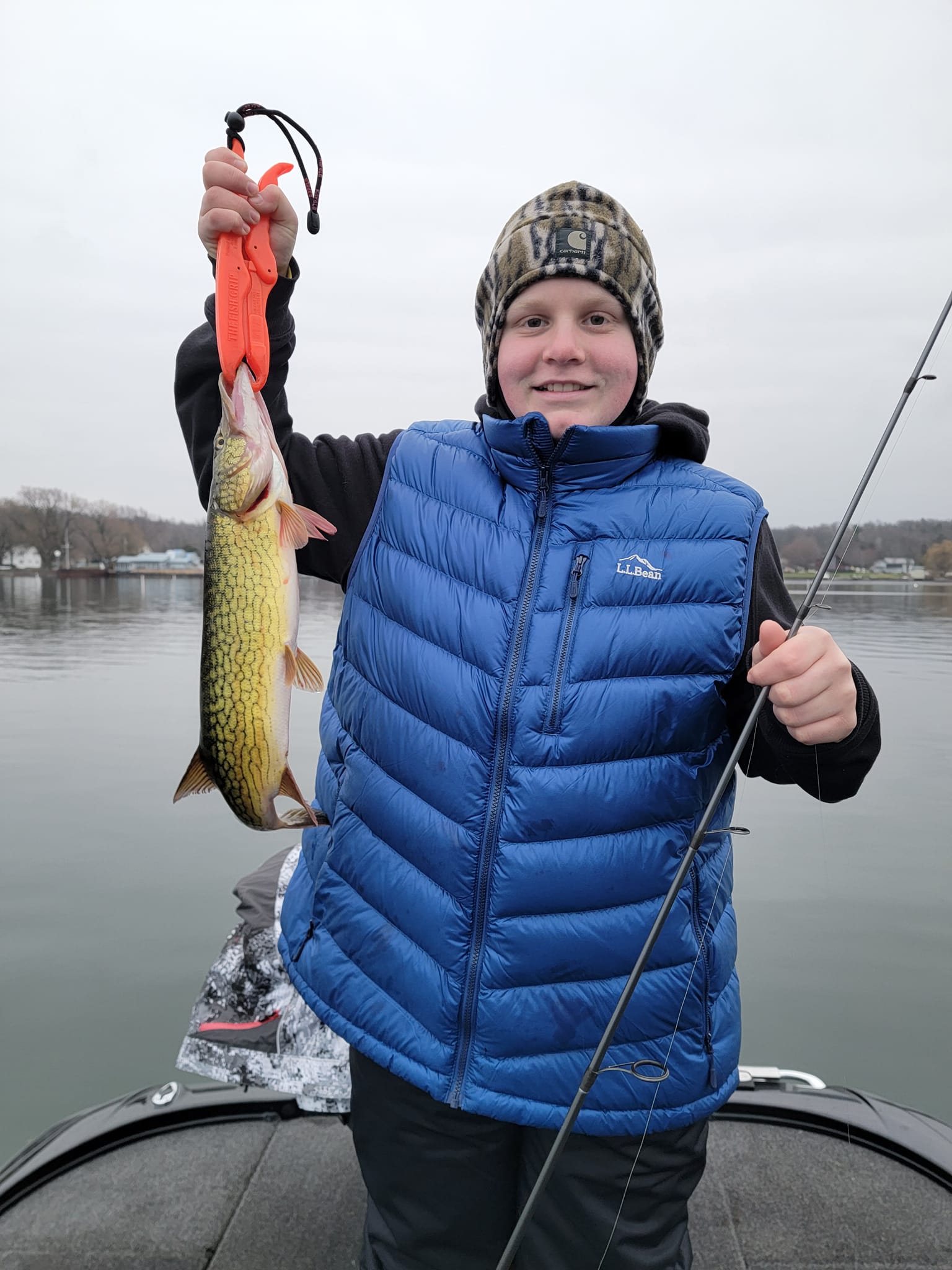 January Pickerel and Northern Pike in the Eastern Basin Using Keitech  Swimbaits