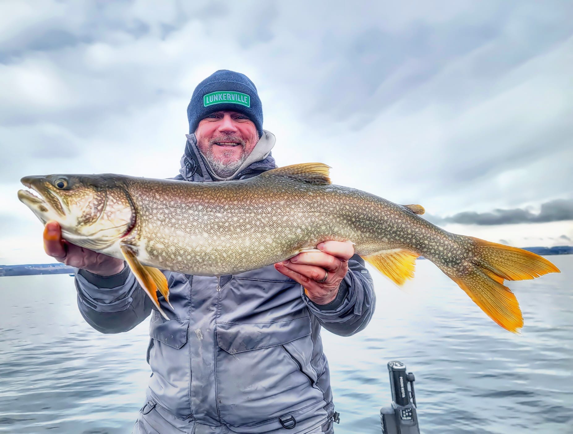 Fly fishing for lake trout
