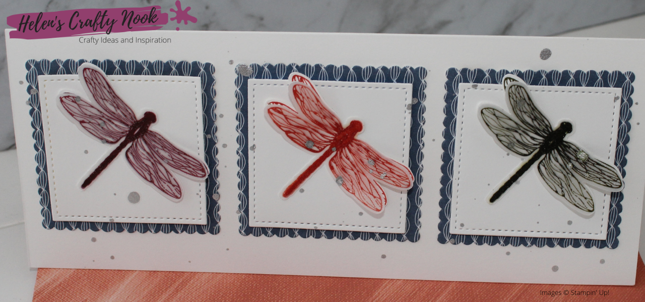 Dragonfly Gift Enclosure Cards - 4 Mini Cards & 4 Envelopes