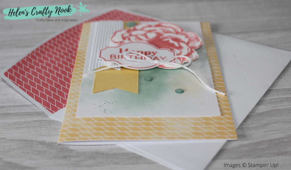 sentimental rose card kit (english)