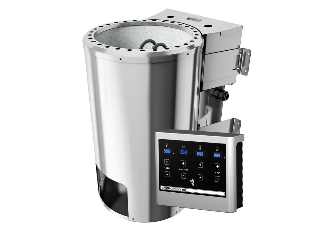 BIO Saunaofen 3,6 kW Plug&Play SET inkl. Steuerung und Saunasteine Produktbild #1