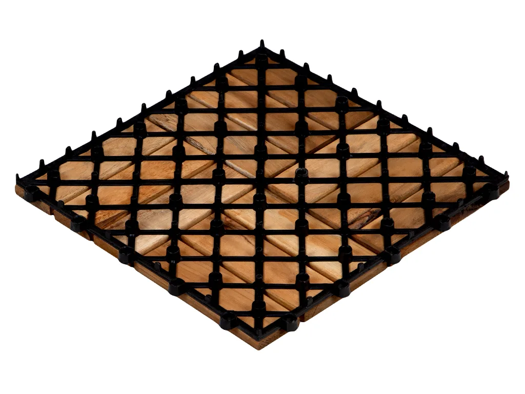 Terrassenfliese Akazie NATUR-geölt Produktbild #4