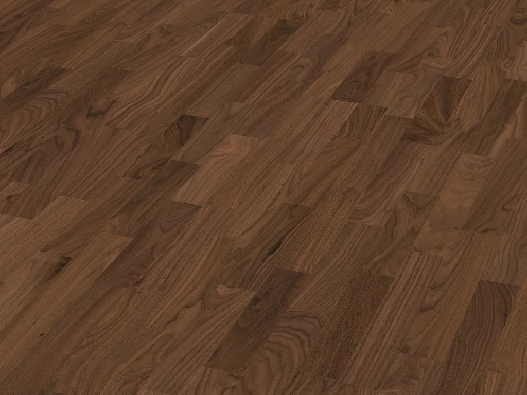 Parkett PC 200 Nussbaum amerikanisch harmonisch 9043 Schiffsboden Gebürstet