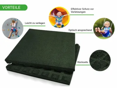 Fallschutzmatte 50x50 cm 43 mm stark Produktbild #4