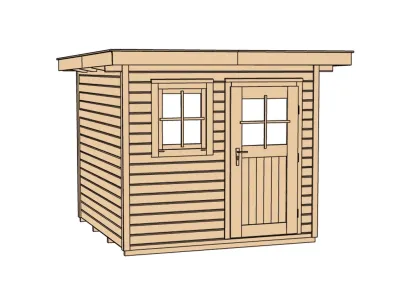 Gartenhaus 170 Gr. 3 28 mm naturbelassen Produktbild #2