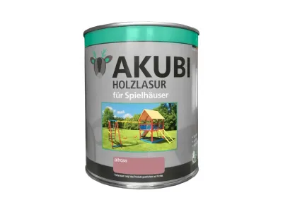 Holzlasur-Farbsystem für Spielgeräte Rubinrot Produktbild #1
