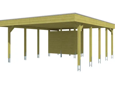 Carport SPARSET Friesland inkl. Abstellraum Produktbild #2