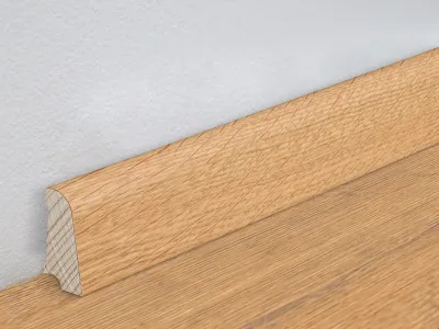 Sockelleiste Eiche furniert, matt versiegelt Produktbild #3