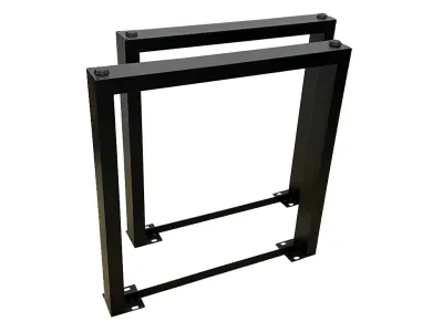 Metalluntergestell Rechteck Produktbild #1