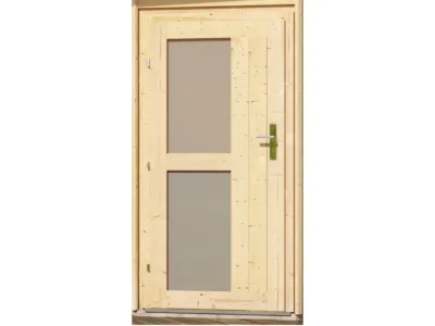 Saunahaus Mikka mit Milchglastür, inkl. 9 kW Bio-Kombiofen mit externer Steuerung Produktbild #6