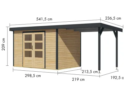 Gartenhaus Jupiter 4 19 mm Produktbild #9