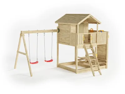 Spielturm Stelzenhaus Moonlight kesseldruckimprägniert Produktbild #4
