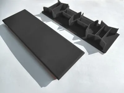 Endkappe für Alu-Co-Extrusion-Board Charcoal Produktbild #1