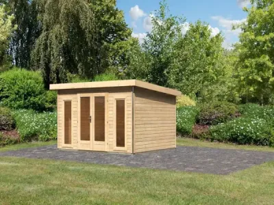Gartenhaus Radeburg 2 40 mm naturbelassen Produktbild #1