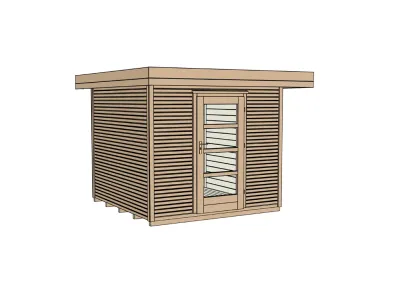 Gartenhaus Designhaus wekaLine 172 Gr. 3 28 mm anthrazit Produktbild #3