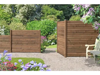 Bohlenset für Steckzaunsystem GARDO XL DIY Kiefer Produktbild #6