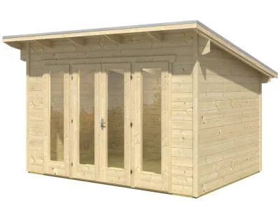 Gartenhaus Ostende 1 28 mm naturbelassen Produktbild #2