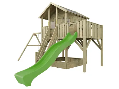 Abb. zeigt Stelzenhaus inkl. Zubehör (nicht enthalten)