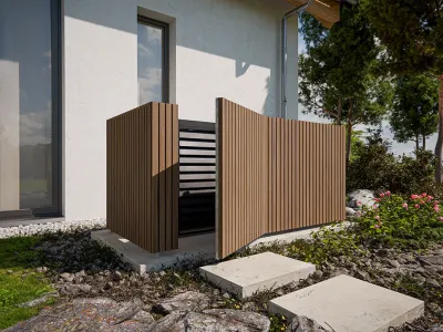 WPC 5-fach Rhombusprofil Sandalwood co-extrudiert Produktbild #8