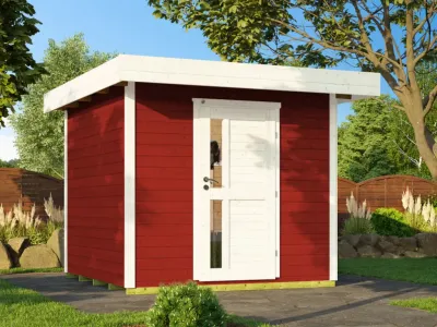 Gartenhaus Designhaus 172 Gr. 2 28 mm schwedenrot Produktbild #1