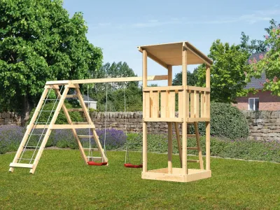 Spielturm Anna naturbelassen mit Varianten Produktbild #1