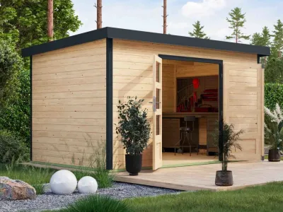 Gartenhaus Pluto 7 28 mm Produktbild #1