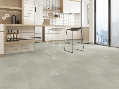 Vinylboden Klebevinyl Objekt Beton Platin Fliese Produktbild #2