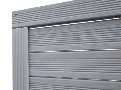 Sichtschutzzaun Schmalelement Ronda Kiefer grau Produktbild #3