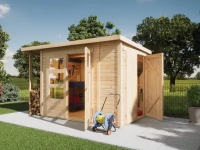 Gartenhaus Multifunktionshaus 1 naturbelassen Produktbild #1