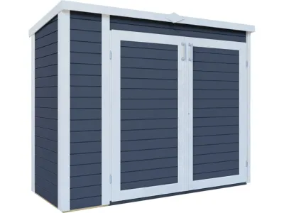 Geräteschrank Mülltonnenbox Multibox 3 14 mm anthrazit Produktbild #2