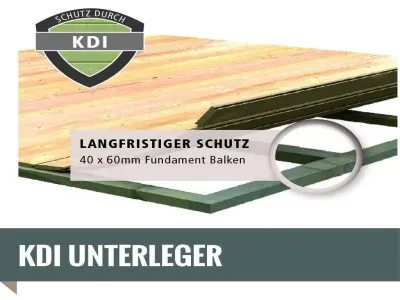 Gartenhaus Talkau 6 28 mm terragrau Produktbild #12