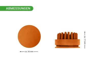 Bürsteneinsätze für Ringgummimatte-Schwerlast 23 mm Produktbild #4