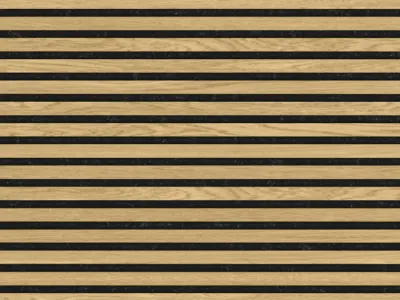 Akustikpaneele Wandverkleidung Oiled Oak 120 cm Filz schwarz Produktbild #4