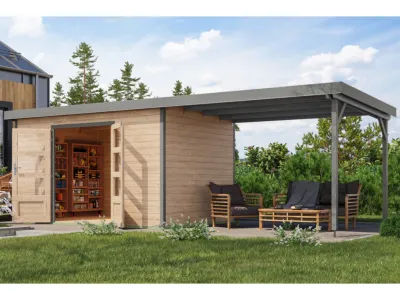 Gartenhaus Pluto 7 28 mm Produktbild #1