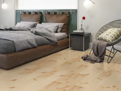 Massivholzdiele nordische Kiefer B-Sortierung naturbelassen Produktbild #5