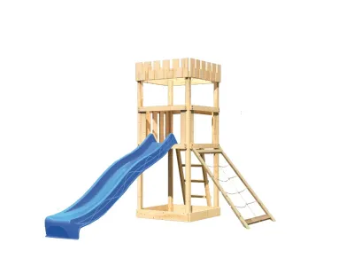 Spielturm Ritterburg Löwenherz SET naturbelassen Produktbild #9