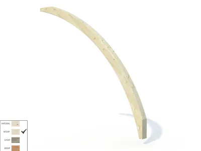 Leimholzbogen für Carport transparent tauchimprägniert Produktbild #1