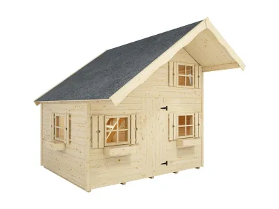 Spielhaus Tom 15 mm naturbelassen Produktbild #2