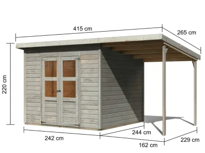 Gartenhaus Merseburg 6 14 mm Produktbild #2