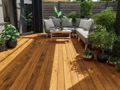 Terrassendiele Thermo-Esche TENI-Clip Endlosverlegung Produktbild #4