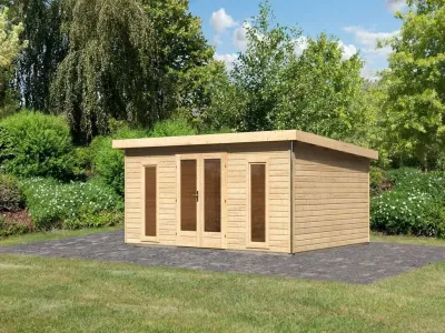 Gartenhaus Radeburg 4 40 mm naturbelassen Produktbild #5