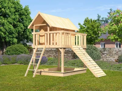 Stelzenhaus Fidel SET naturbelassen Produktbild #1