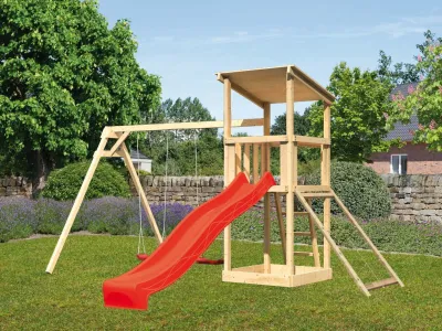 Spielturm Anna naturbelassen mit Varianten Produktbild #1